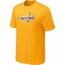 NHL Men's Washington Capitals Big & Tall Logo T-Shirt - Yellow