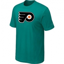 NHL Men's Philadelphia Flyers Big & Tall Logo T-Shirt - Aque Green
