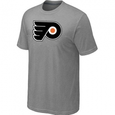 NHL Men's Philadelphia Flyers Big & Tall Logo T-Shirt - Grey