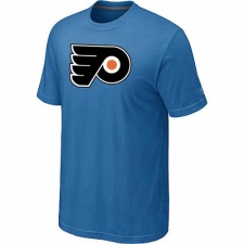 NHL Men's Philadelphia Flyers Big & Tall Logo T-Shirt - Light Blue