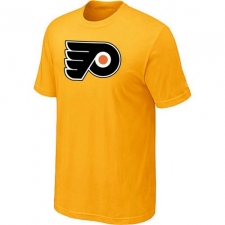 NHL Men's Philadelphia Flyers Big & Tall Logo T-Shirt - Yellow