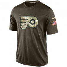 NHL Men's Philadelphia Flyers Nike Olive Salute To Service KO Performance Dri-FIT T-Shirt