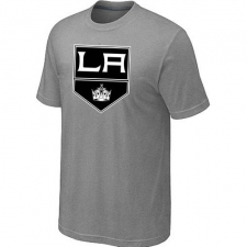 NHL Men's Los Angeles Kings Big & Tall Logo T-Shirt - Grey