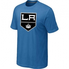 NHL Men's Los Angeles Kings Big & Tall Logo T-Shirt - Light Blue