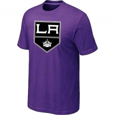 NHL Men's Los Angeles Kings Big & Tall Logo T-Shirt - Purple