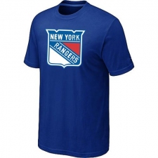 NHL Men's New York Rangers Big & Tall Logo T-Shirt - Blue