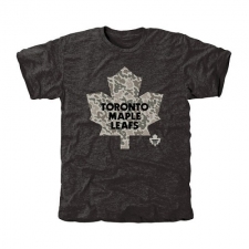 NHL Men's Toronto Maple Leafs Black Rink Warrior Tri-Blend T-Shirt
