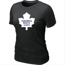 NHL Women's Toronto Maple Leafs Big & Tall Logo T-Shirt - Black