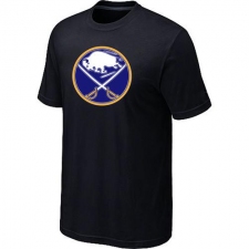 NHL Men's Buffalo Sabres Big & Tall Logo T-Shirt - Black