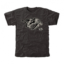 NHL Men's Nashville Predators Black Rink Warrior Tri-Blend T-Shirt