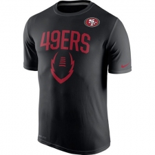 NFL San Francisco 49ers Nike Legend Icon Performance T-Shirt - Black