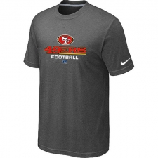 Nike San Francisco 49ers Critical Victory NFL T-Shirt - Dark Grey