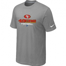 Nike San Francisco 49ers Critical Victory NFL T-Shirt - Grey