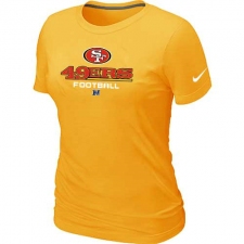 Nike San Francisco 49ers Women's Critical Victory NFL T-Shirt - Yellow