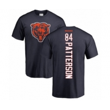 Football Chicago Bears #84 Cordarrelle Patterson Navy Blue Backer T-Shirt