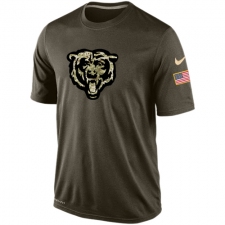 NFL Chicago Bears Nike Olive Salute To Service KO Performance Dri-FIT T-Shirt