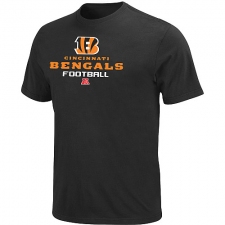 Cincinnati Bengals Big & Tall Critical Victory NFL T-Shirt - Black