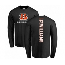 Football Cincinnati Bengals #73 Jonah Williams Black Backer Long Sleeve T-Shirt