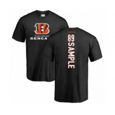 Football Cincinnati Bengals #89 Drew Sample Black Backer T-Shirt