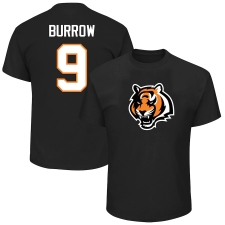 Men's Cincinnati Bengals #9 Joe Burrow Black Big & Tall Eligible Receiver III Name & Number T-Shirt.webp