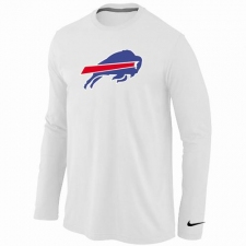 Nike Buffalo Bills Team Logo Long Sleeve NFL T-Shirt - White