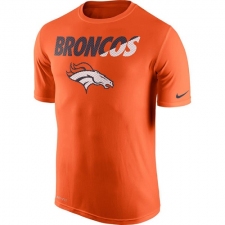 NFL Denver Broncos Nike Legend Staff Practice Performance T-Shirt - Orange