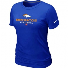 Nike Denver Broncos Women's Critical Victory NFL T-Shirt - Blue