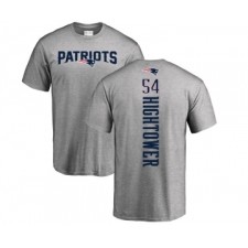 Football New England Patriots #54 Dont'a Hightower Ash Backer T-Shirt