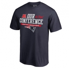 NFL Men's New England Patriots Pro Line by Fanatics Branded Navy 2016 AFC Conference Champions Our Conference T-Shirt