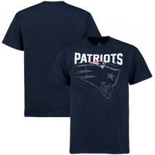 NFL New England Patriots Majestic Empty Backfield T-Shirt - Navy