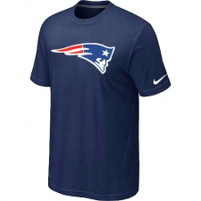 Nike New England Patriots Sideline Legend Authentic Logo Dri-FIT NFL T-Shirt - Navy Blue