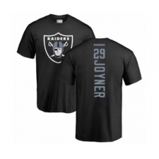 Football Oakland Raiders #29 Lamarcus Joyner Black Backer T-Shirt