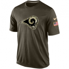 NFL Los Angeles Rams Nike Olive Salute To Service KO Performance Dri-FIT T-Shirt