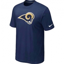Nike Los Angeles Rams Sideline Legend Authentic Logo Dri-FIT NFL T-Shirt - Navy Blue