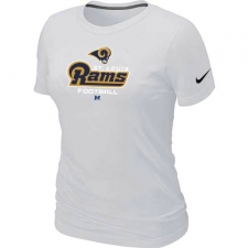 Nike Los Angeles Rams Women's Critical Victory NFL T-Shirt - White