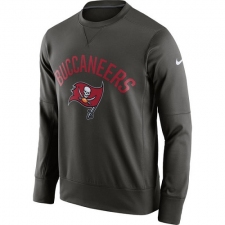 NFL Men's Tampa Bay Buccaneers Nike Pewter Sideline Circuit Performance Sweatshirt