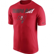 NFL Men's Tampa Bay Buccaneers Nike Red Legend Staff Practice Performance T-Shirt