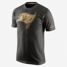 NFL men's tampa bay buccaneers nike black championship drive gold collection performance t-shirt