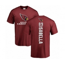 Football Arizona Cardinals #89 Andy Isabella Maroon Backer T-Shirt