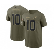 Men's Arizona Cardinals DeAndre Hopkins Football Camo 2021 Salute To Service Name & Number T-Shirt