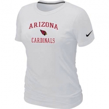 Nike Arizona Cardinals Women's Heart & Soul NFL T-Shirt White