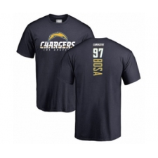 Football Los Angeles Chargers #97 Joey Bosa Navy Blue Backer T-Shirt