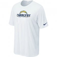 Nike Los Angeles Chargers Authentic Logo NFL T-Shirt - White