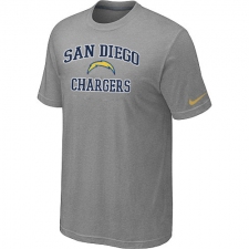 Nike Los Angeles Chargers Heart & Soul NFL T-Shirt - Grey