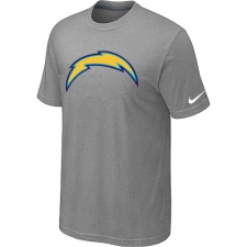Nike Los Angeles Chargers Sideline Legend Authentic Logo Dri-FIT NFL T-Shirt - Light Grey