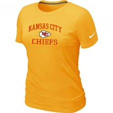 Nike Kansas City Chiefs Women's Heart & Soul NFL T-Shirt - Yellow