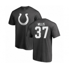 Football Indianapolis Colts #37 Khari Willis Ash One Color T-Shirt
