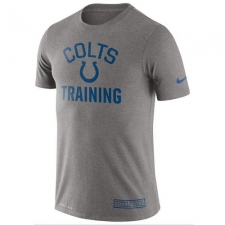 NFL Men's Indianapolis Colts Nike Heathered Gray Training Performance T-Shirt