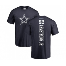 Football Dallas Cowboys #92 Dorance Armstrong Jr. Navy Blue Backer T-Shirt
