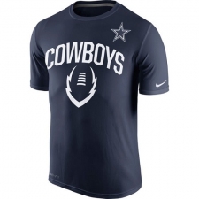 NFL Dallas Cowboys Nike Legend Icon Performance T-Shirt - Navy Blue